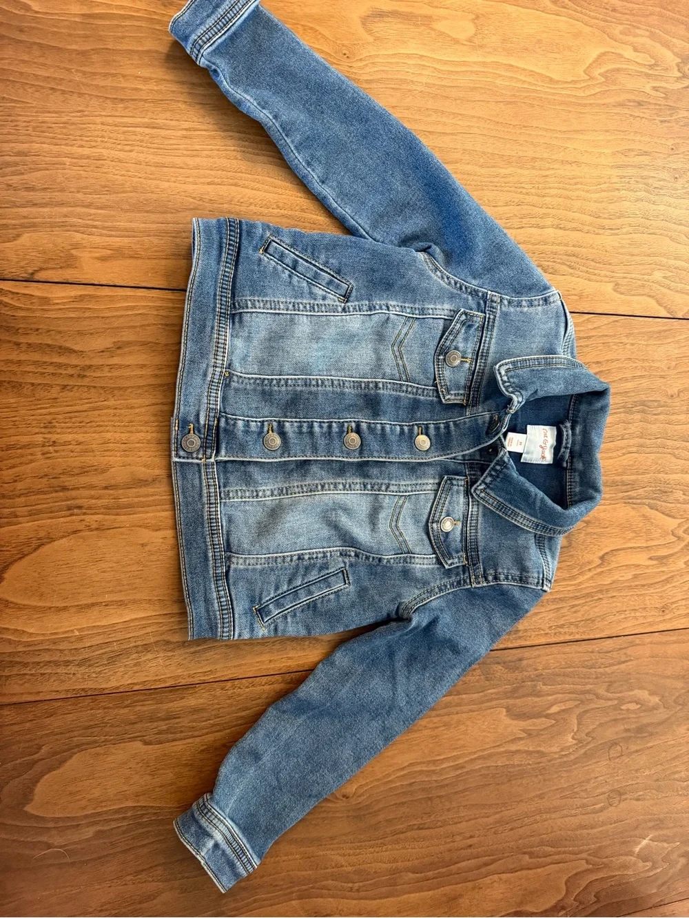 Cat & Jack Light Blue Denim Jean Jacket for Kids